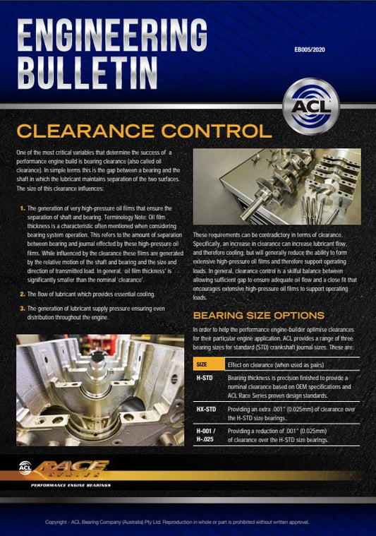 ACL PROMO - ACL - Clearance Control EN (PROMO - ACL - Clearance Control EN)