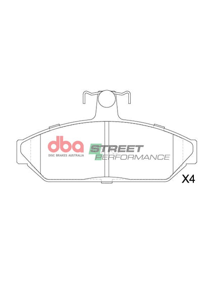 DBA Brake Pads Street Performance | Front Axle — BP OPREMA I SERVIS d.o.o.