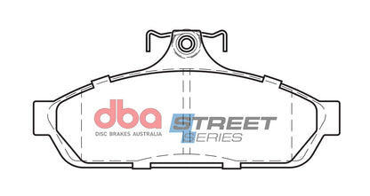 DBA Brake Pads Street Series Ceramic | Front Axle — BP OPREMA I SERVIS d.o.o.