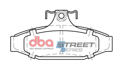 DBA Brake Pads Street Series Ceramic | Rear Axle — BP OPREMA I SERVIS d.o.o.