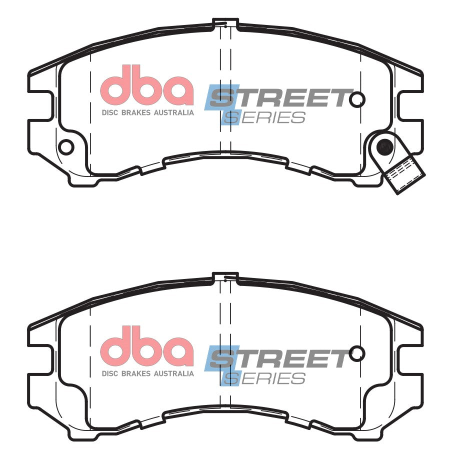 DBA Brake Pads Street Series Ceramic | Front Axle — BP OPREMA I SERVIS d.o.o.