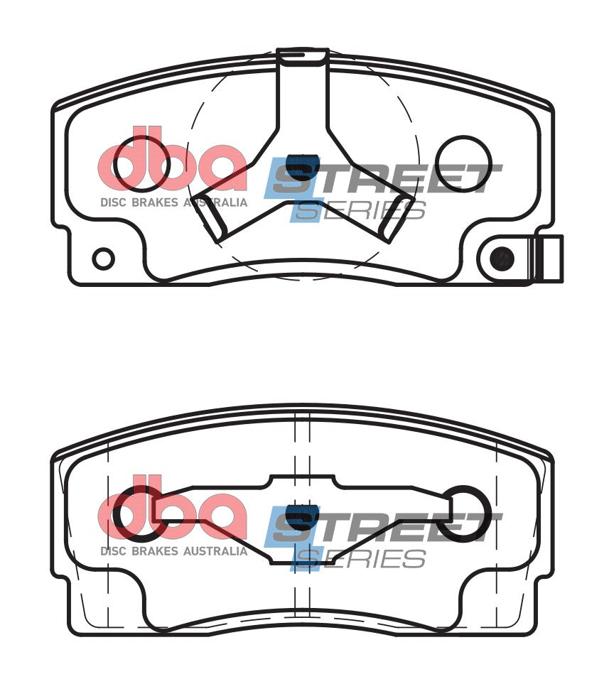 DBA Brake Pads Street Series Ceramic | Front Axle — BP OPREMA I SERVIS d.o.o.