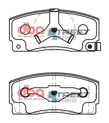 DBA Brake Pads Street Series Ceramic | Front Axle — BP OPREMA I SERVIS d.o.o.