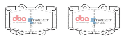 DBA Brake Pads Street Series Semi-metallic | Front Axle — BP OPREMA I SERVIS d.o.o.