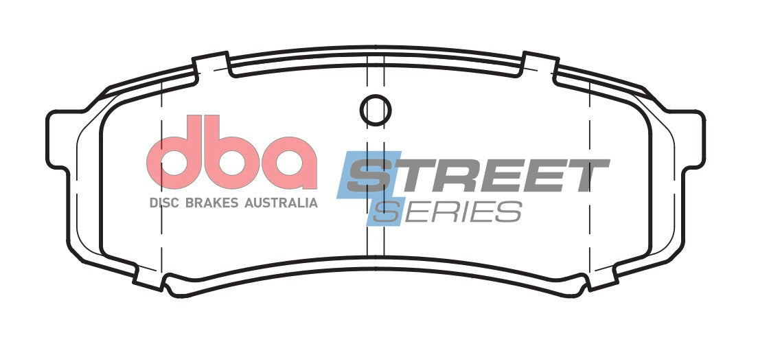 DBA Brake Pads Street Series Semi-metallic | Rear Axle — BP OPREMA I SERVIS d.o.o.
