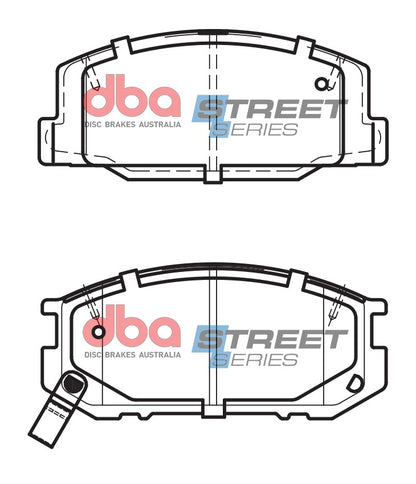DBA Brake Pads Street Series Ceramic | Front Axle — BP OPREMA I SERVIS d.o.o.