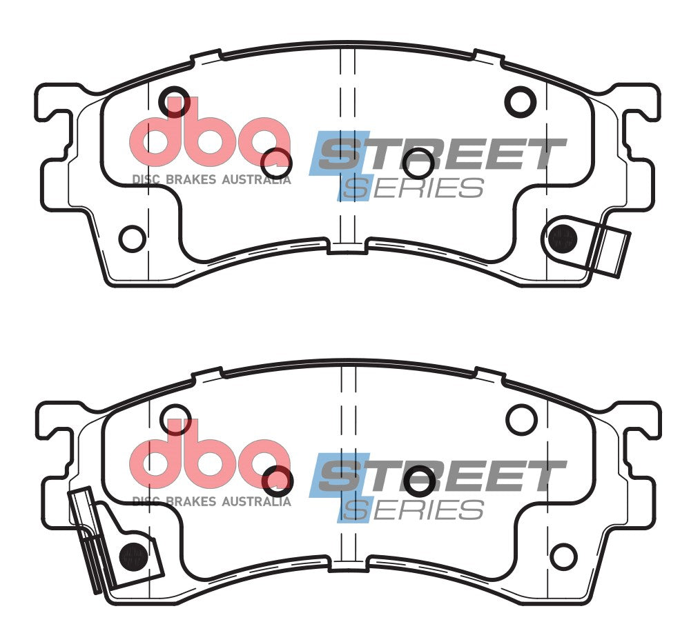 DBA Brake Pads Street Series Ceramic | Front Axle — BP OPREMA I SERVIS d.o.o.