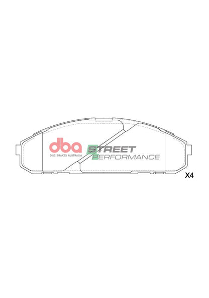 DBA Brake Pads Street Performance | Front Axle — BP OPREMA I SERVIS d.o.o.