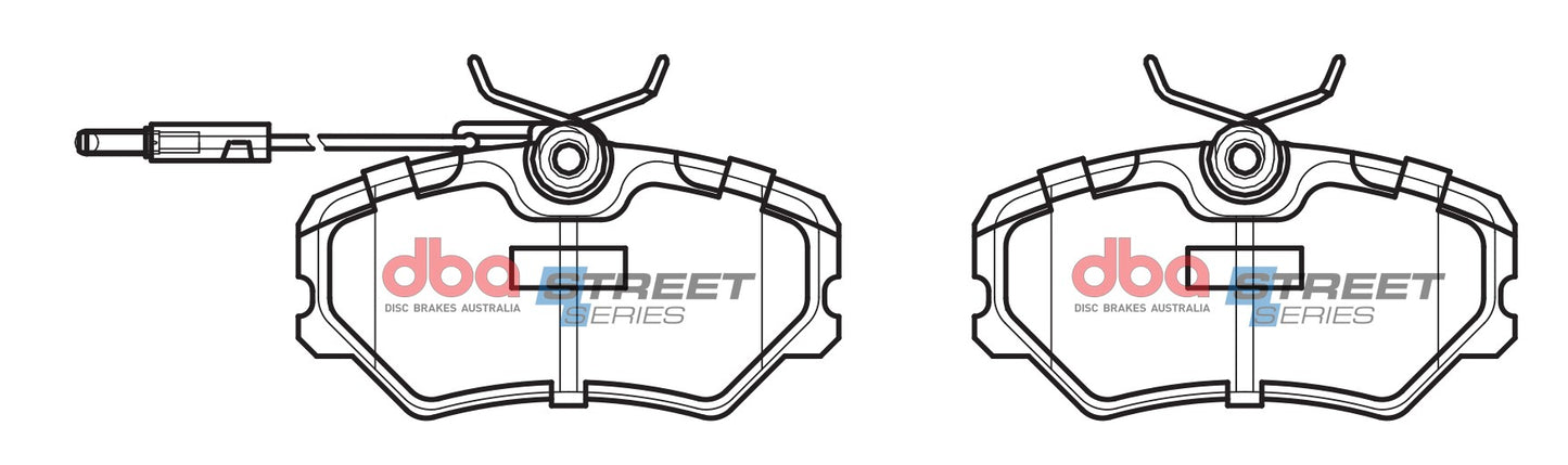 DBA Brake Pads Street Series Ceramic | Front Axle — BP OPREMA I SERVIS d.o.o.