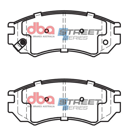 DBA Brake Pads Street Series Ceramic | Front Axle — BP OPREMA I SERVIS d.o.o.