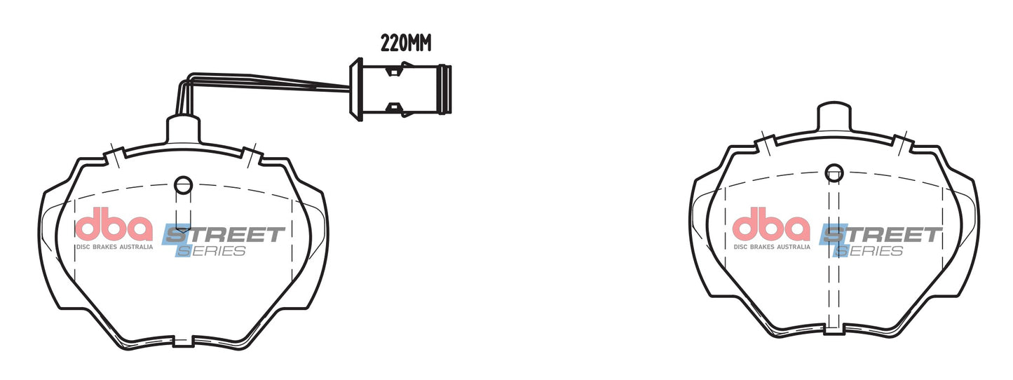 DBA Brake Pads Street Series Ceramic | Rear Axle — BP OPREMA I SERVIS d.o.o.
