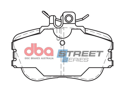 DBA Brake Pads Street Series Ceramic | Front Axle — BP OPREMA I SERVIS d.o.o.