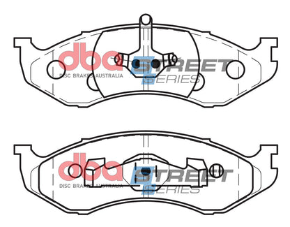 DBA Brake Pads Street Series Semi-metallic | Front Axle — BP OPREMA I SERVIS d.o.o.