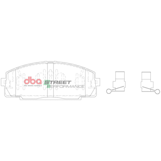 DBA Brake Pads Street Performance | Front Axle — BP OPREMA I SERVIS d.o.o.