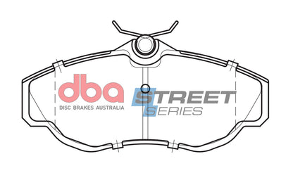DBA Brake Pads Street Series Semi-metallic | Front Axle — BP OPREMA I SERVIS d.o.o.