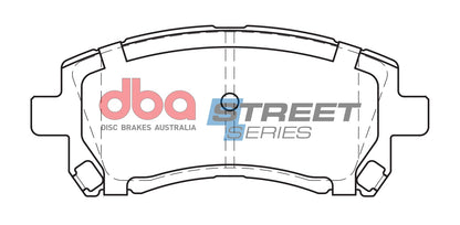 DBA Brake Pads Street Series Ceramic | Front Axle — BP OPREMA I SERVIS d.o.o.