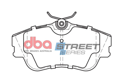 DBA Brake Pads Street Series Semi-metallic | Front Axle — BP OPREMA I SERVIS d.o.o.