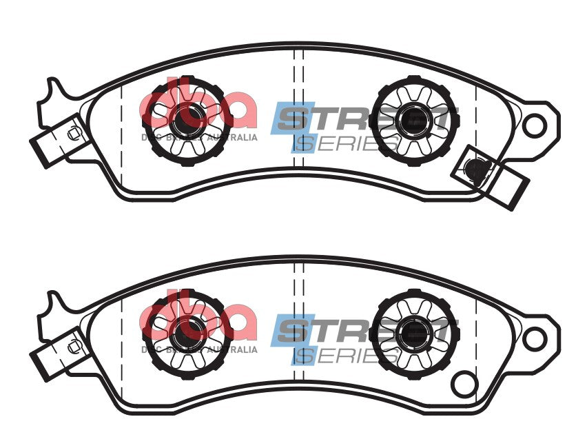DBA Brake Pads Street Series Ceramic | Front Axle — BP OPREMA I SERVIS d.o.o.