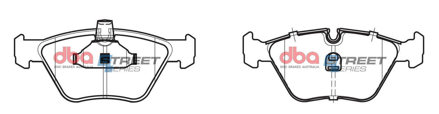 DBA Brake Pads Street Series Ceramic | Front Axle — BP OPREMA I SERVIS d.o.o.