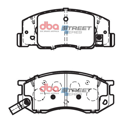 DBA Brake Pads Street Series Ceramic | Front Axle — BP OPREMA I SERVIS d.o.o.