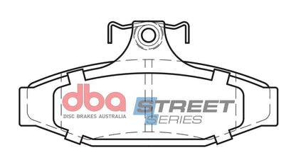 DBA Brake Pads Street Series Ceramic | Rear Axle — BP OPREMA I SERVIS d.o.o.