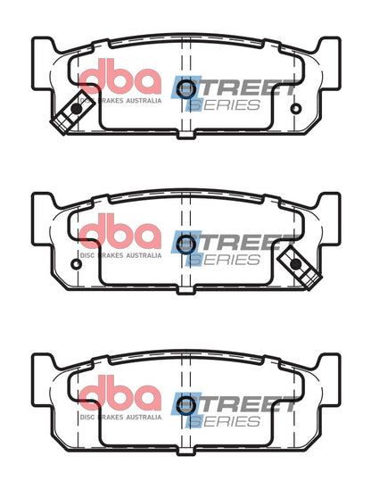 DBA Brake Pads Street Series Ceramic | Rear Axle — BP OPREMA I SERVIS d.o.o.