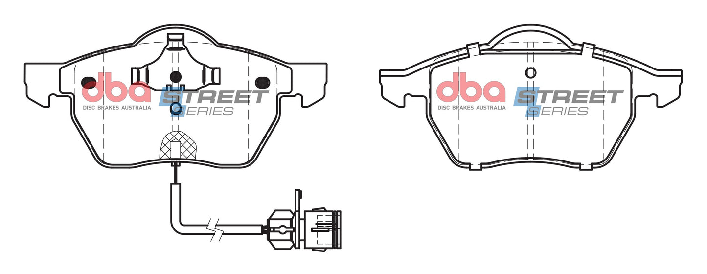 DBA Brake Pads Street Series Ceramic | Front Axle — BP OPREMA I SERVIS d.o.o.