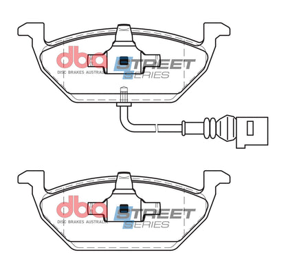 DBA Brake Pads Street Series Ceramic | Front Axle — BP OPREMA I SERVIS d.o.o.