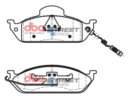 DBA Brake Pads Street Series Ceramic | Front Axle — BP OPREMA I SERVIS d.o.o.