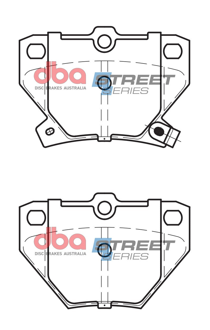 DBA Brake Pads Street Series Ceramic | Rear Axle — BP OPREMA I SERVIS d.o.o.