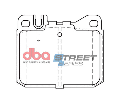 DBA Brake Pads Street Series Ceramic | Front Axle — BP OPREMA I SERVIS d.o.o.