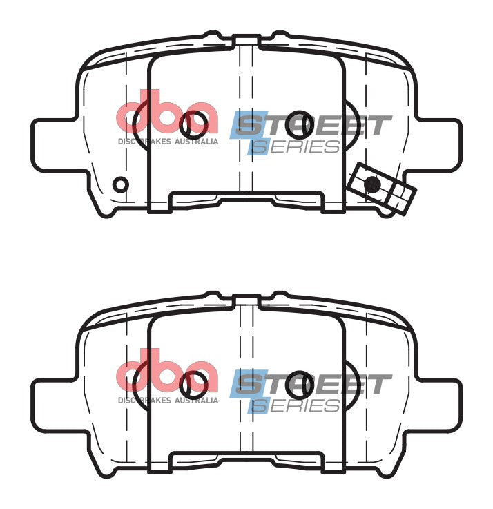 DBA Brake Pads Street Series Ceramic | Rear Axle — BP OPREMA I SERVIS d.o.o.