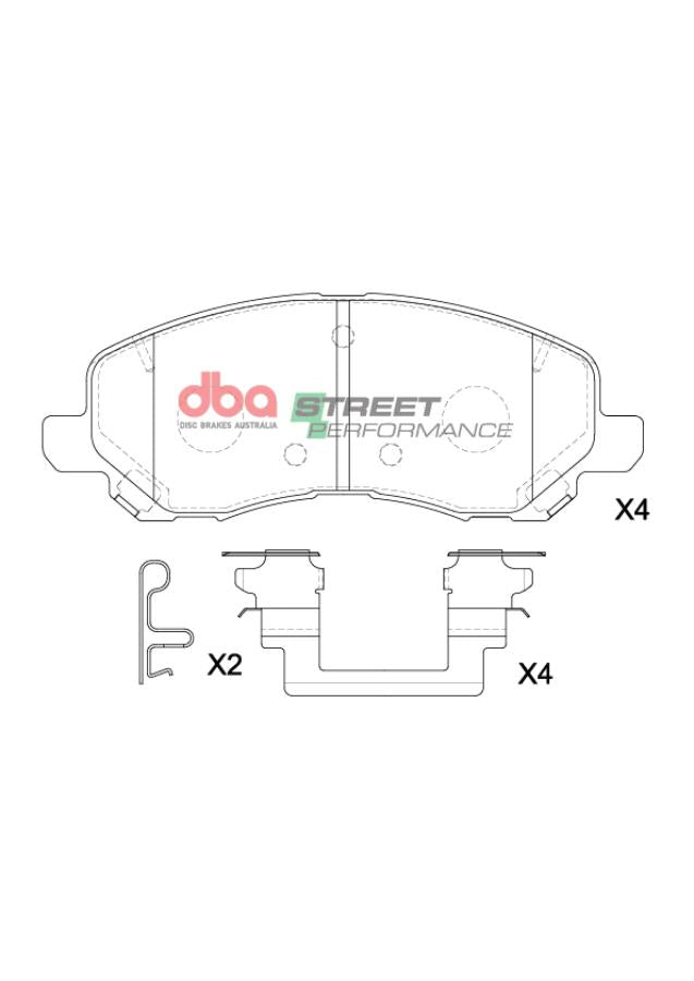 DBA Brake Pads Street Performance | Front Axle — BP OPREMA I SERVIS d.o.o.