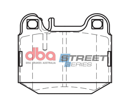 DBA Brake Pads Street Series Ceramic | Rear Axle — BP OPREMA I SERVIS d.o.o.