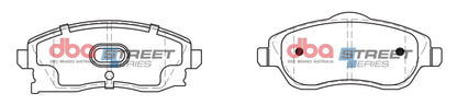 DBA Brake Pads Street Series Ceramic | Front Axle — BP OPREMA I SERVIS d.o.o.