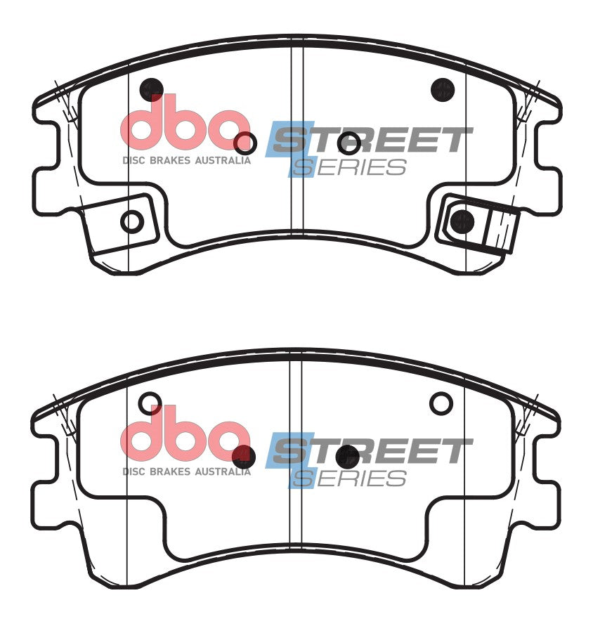 DBA Brake Pads Street Series Ceramic | Front Axle — BP OPREMA I SERVIS d.o.o.