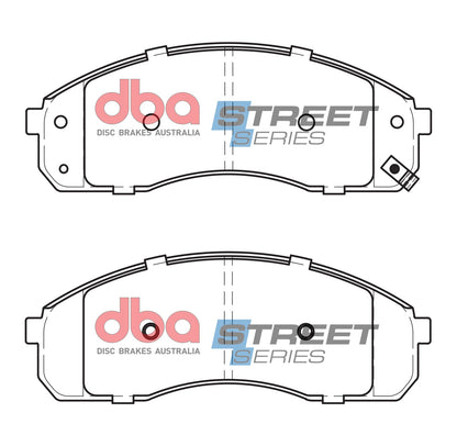 DBA Brake Pads Street Series Semi-metallic | Front Axle — BP OPREMA I SERVIS d.o.o.