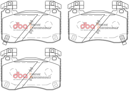 DBA Brake Kit - 4000 Series T3 Slotted & Xtreme Performance Brake Pads (2x DBA43342S + DB15003XP) — BP OPREMA I SERVIS d.o.o.