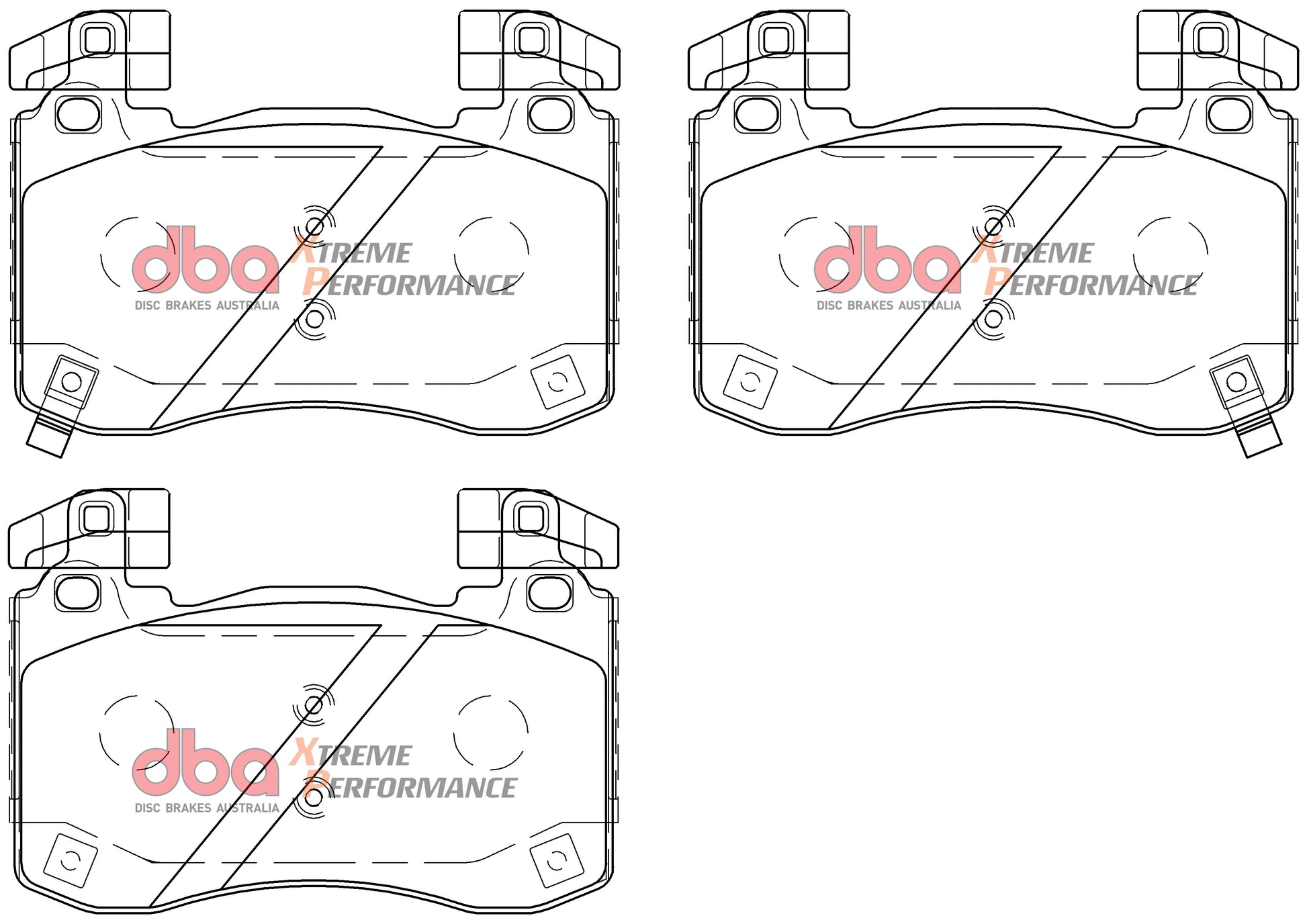 DBA Brake Pads Xtreme Performance ECE R90 certified | Front Axle — BP OPREMA I SERVIS d.o.o.