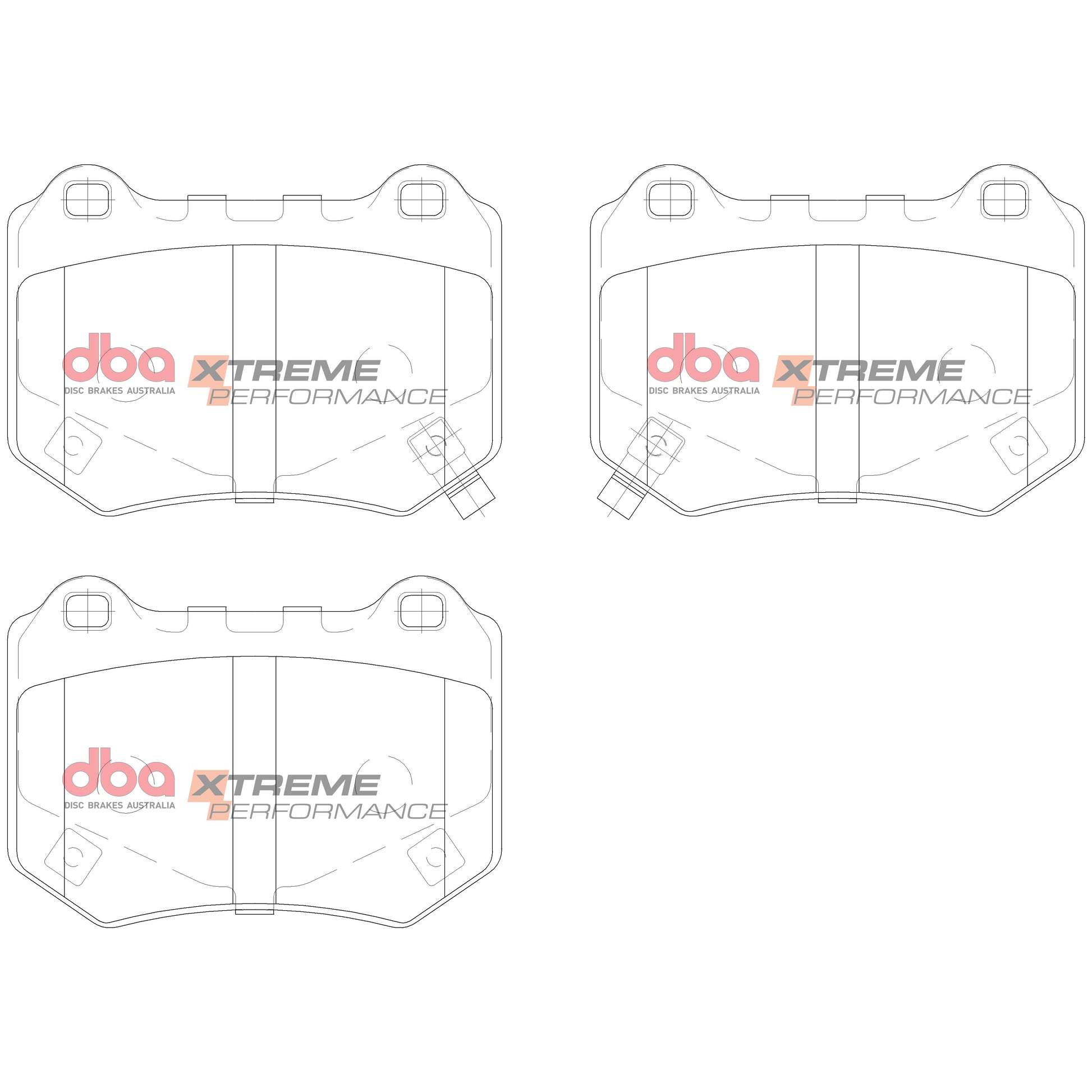 DBA Brake Pads Xtreme Performance ECE R90 certified | Rear Axle — BP OPREMA I SERVIS d.o.o.