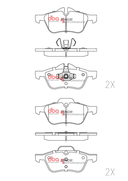 DBA Brake Pads Race Performance — BP OPREMA I SERVIS d.o.o.