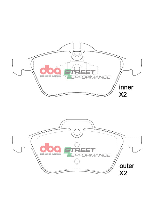 DBA Brake Pads Street Performance | Front Axle — BP OPREMA I SERVIS d.o.o.