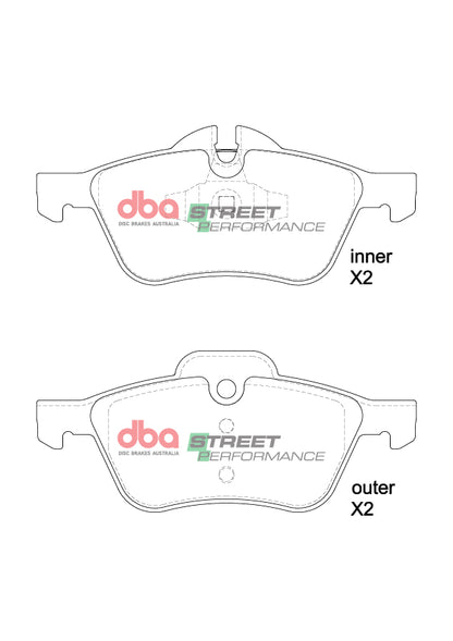 DBA Brake Pads Street Performance | Front Axle — BP OPREMA I SERVIS d.o.o.
