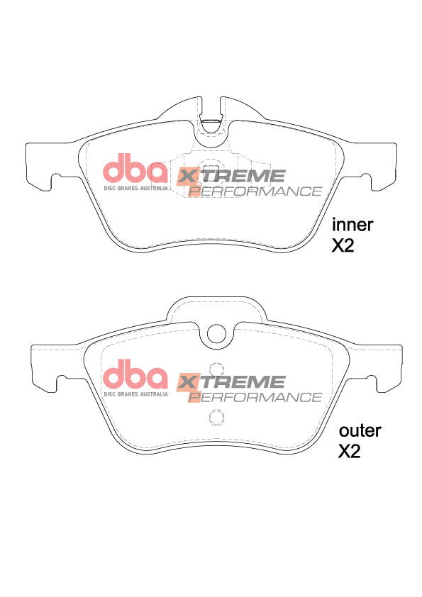 DBA Brake Pads Xtreme Performance | Front Axle — BP OPREMA I SERVIS d.o.o.