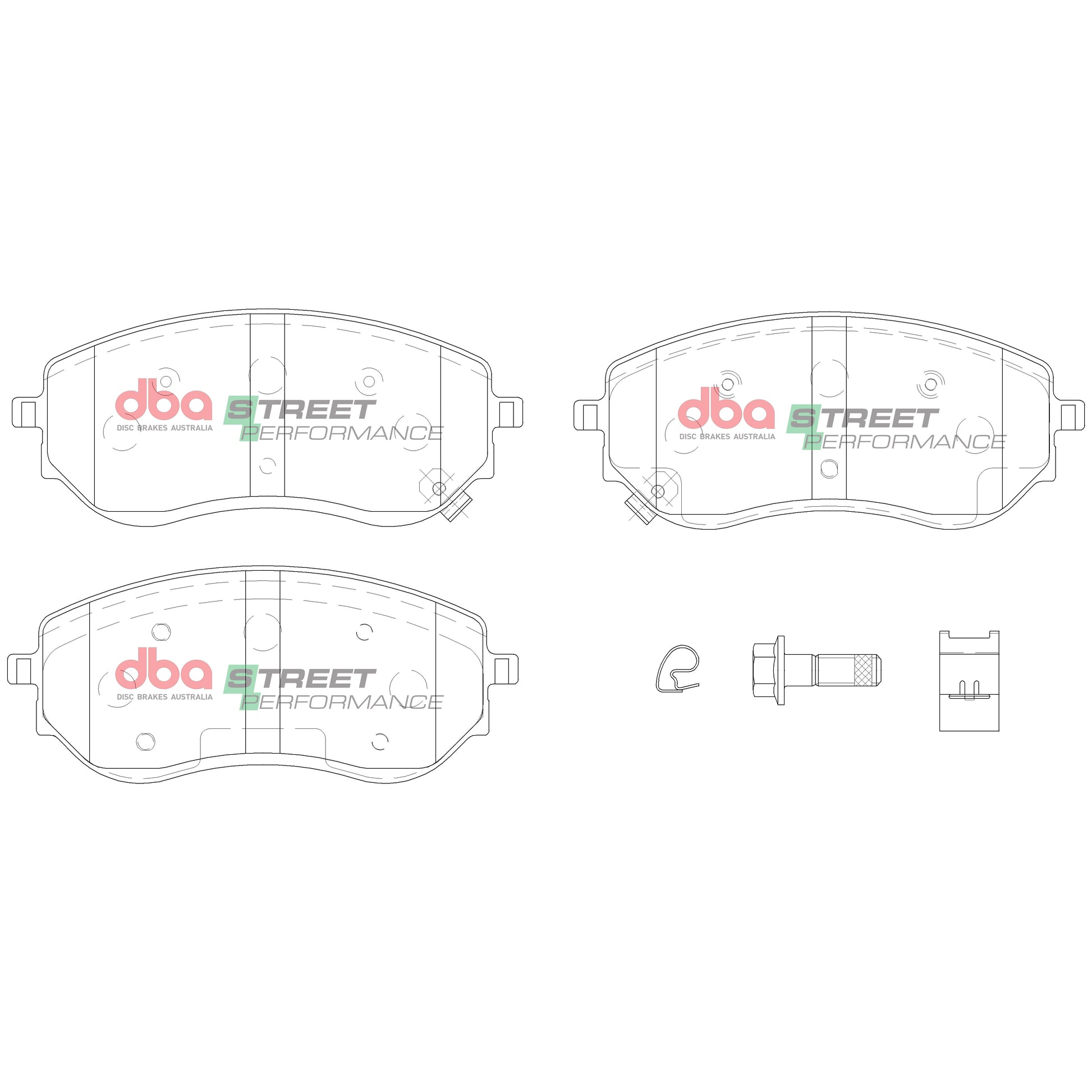 DBA Brake Pads Street Performance | Front Axle — BP OPREMA I SERVIS d.o.o.