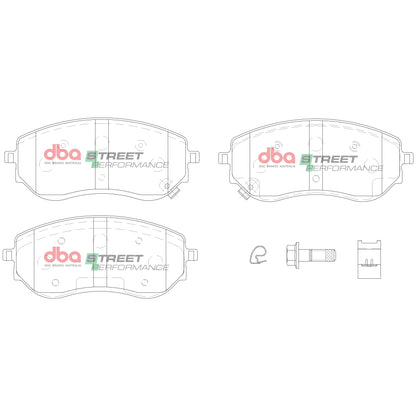 DBA Brake Pads Street Performance | Front Axle — BP OPREMA I SERVIS d.o.o.