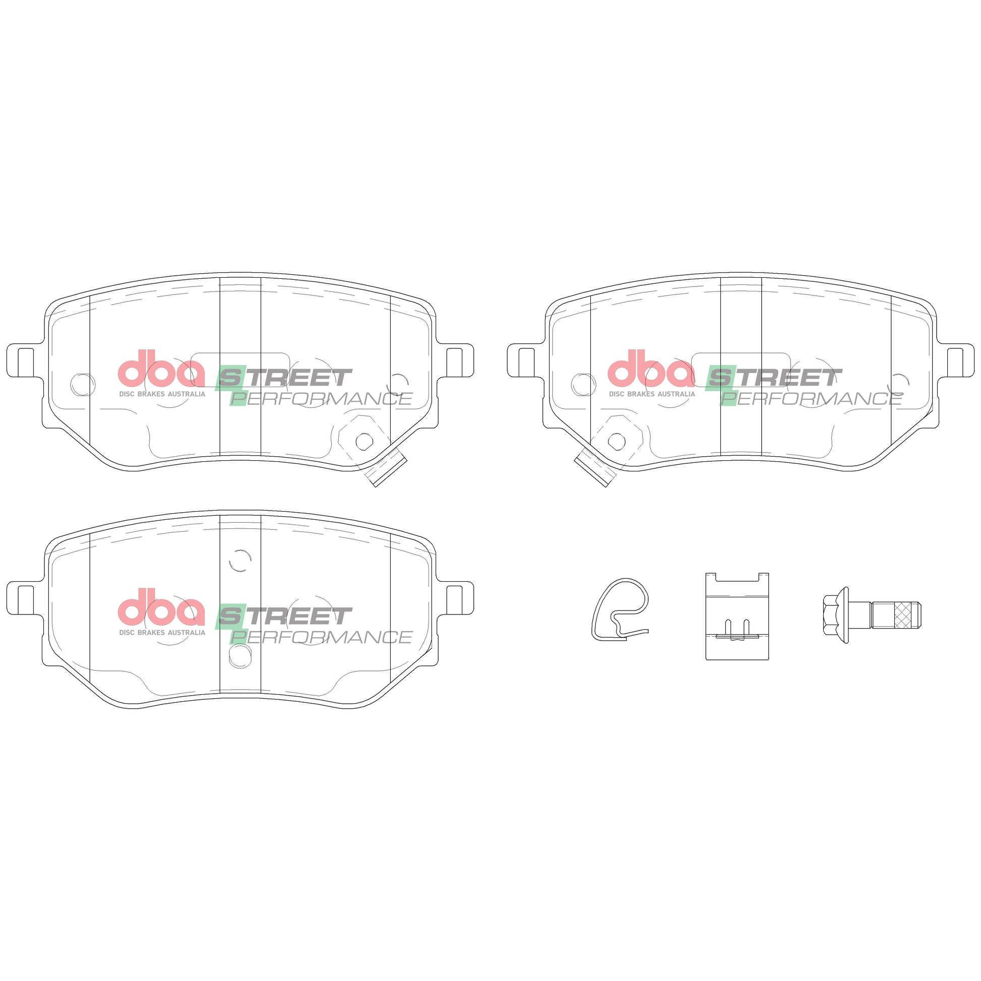 DBA Brake Pads Street Performance | Rear Axle — BP OPREMA I SERVIS d.o.o.