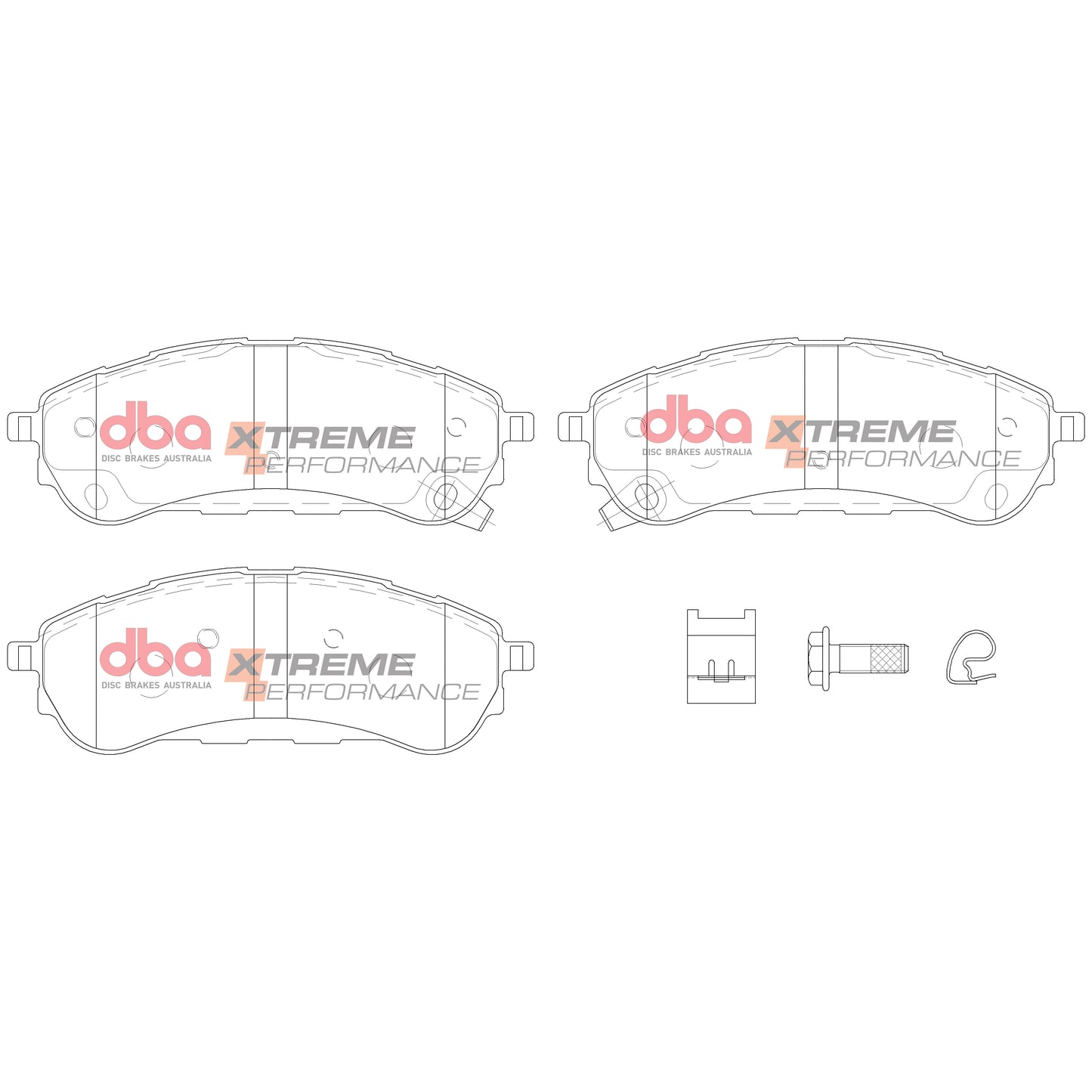 DBA Brake Pads Xtreme Performance ECE R90 certified | Rear Axle — BP OPREMA I SERVIS d.o.o.