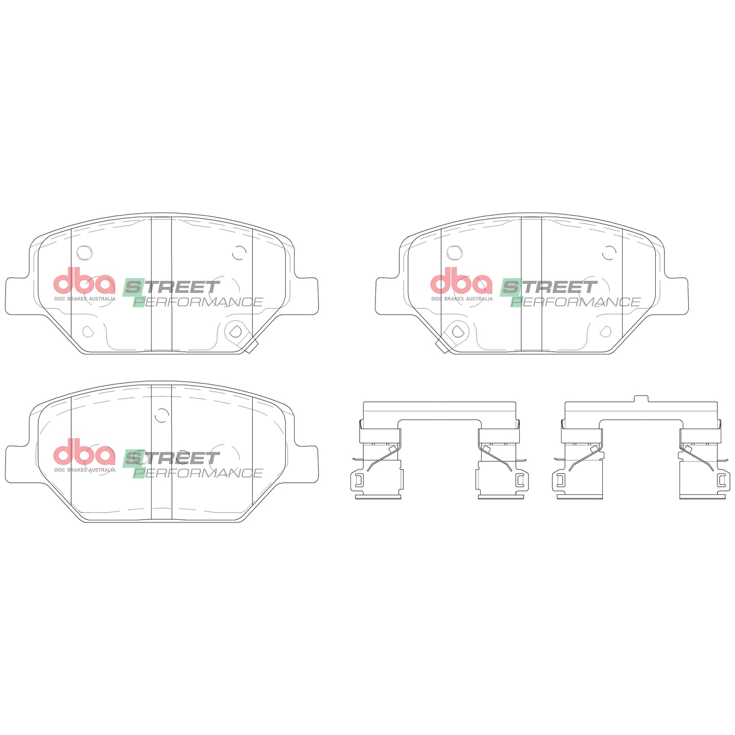 DBA Brake Pads Street Performance | Front Axle — BP OPREMA I SERVIS d.o.o.