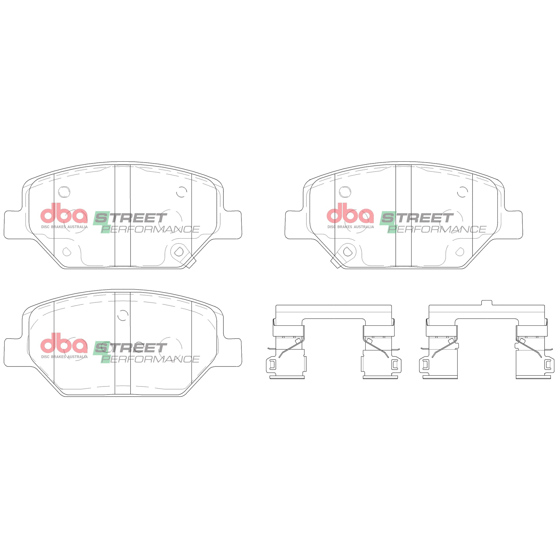 DBA Brake Pads Street Performance | Front Axle — BP OPREMA I SERVIS d.o.o.